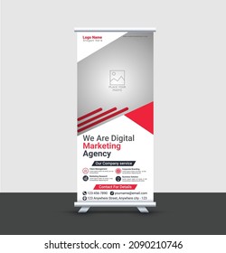 Corporate Roll-up Banner Design template