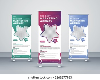 Plantilla de banner de acumulación corporativa, acumulación, publicidad, extracción, fondo de polígono