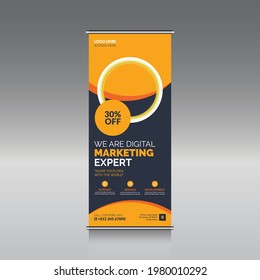 Corporate Rollup Banner Template Design