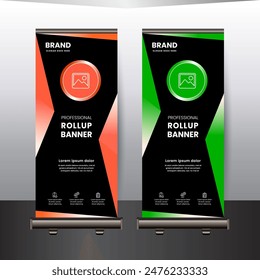 Corporate Roll-up Banners, Marketing agencies, medical conferences, social media design, roll-up banners, banners, corporate announcement design, pop banner designs, Creative poster template