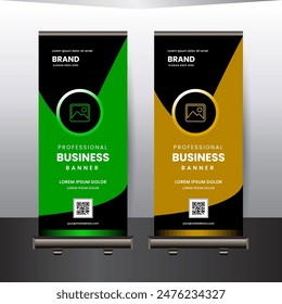 Corporate Roll-up Banners, Marketing agencies, medical conferences, social media design, roll-up banners, banners, corporate announcement design, pop banner designs, Creative poster template