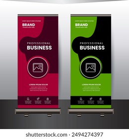 Corporate Roll-up Banners, Marketing agencies, medical conferences, social media design, roll-up banners, banners, corporate announcement design, pop banner designs, Creative poster template