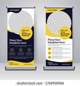 Corporate Rollup Or X Banner Design Template