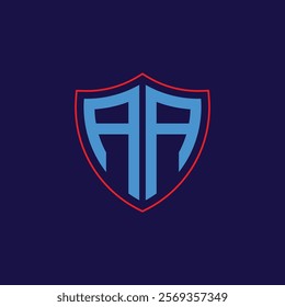 Corporate Shield Logo with Letter Combination