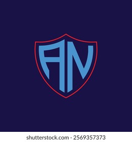 Corporate Shield Logo with Letter Combination