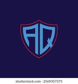 Corporate Shield Logo with Letter Combination