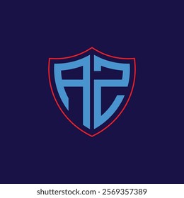 Corporate Shield Logo with Letter Combination