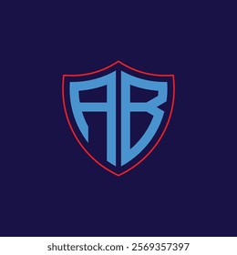 Corporate Shield Logo with Letter Combination