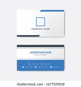 Corporate Simple Business Card Vector
