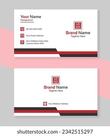 Corporate and Simple Design Business Card Template