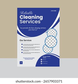 Diseño de Plantilla de folleto simple corporativo