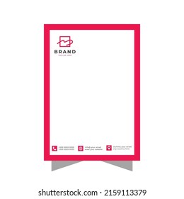 Corporate And Simple Modern Letterhead 