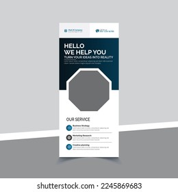 Corporate and simple Roll up Banner