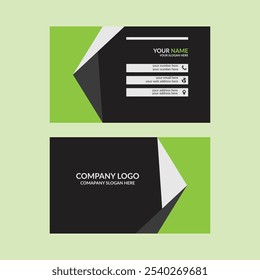 corporate simplistic business card design