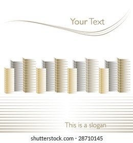 Corporate skyline template