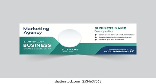 corporate social media banner instagram post template