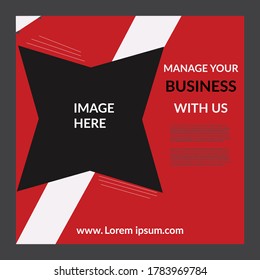 corporate social media banner template