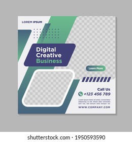 Corporate social media banner template