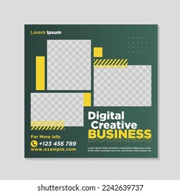 Corporate social media banner template
