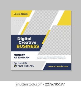 Corporate social media banner template