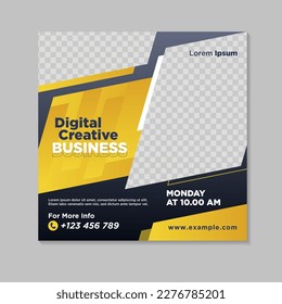 Corporate social media banner template