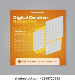 Corporate social media banner template