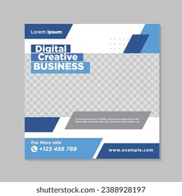 Corporate social media banner template	
