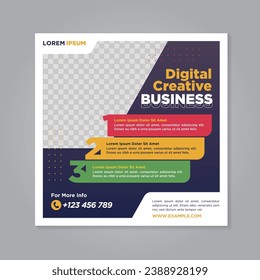 Corporate social media banner template	
