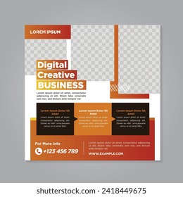 Corporate social media banner template