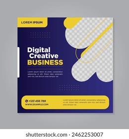 Corporate social media banner template	
