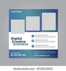 Corporate social media banner template	
