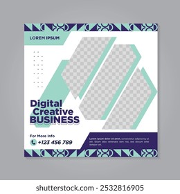 Corporate social media banner template	
