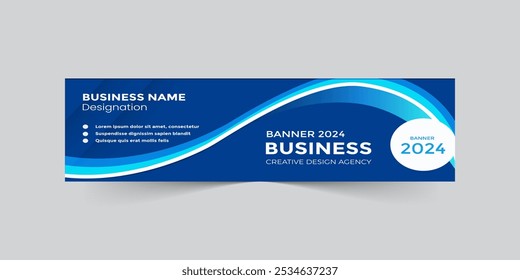 corporate social media banner template design