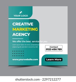 Corporate Social media design template