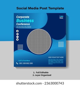 Corporate social media post  banner company Template Design .
