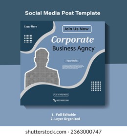 Corporate social media post  banner company Template Design .