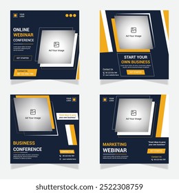Corporate social media post and bundle design