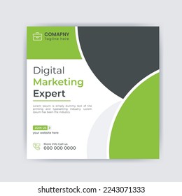 Corporate Social media post design Template