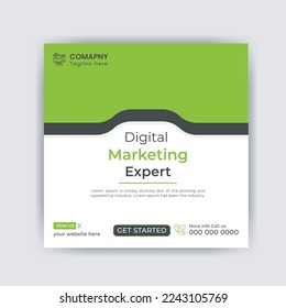 Corporate Social media post design Template