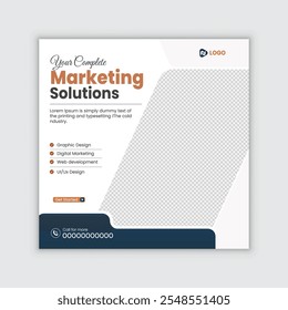 Corporate social media post design