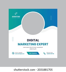 Corporate Social Media Post Template