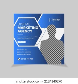 Corporate Social Media Post Web Banner Template