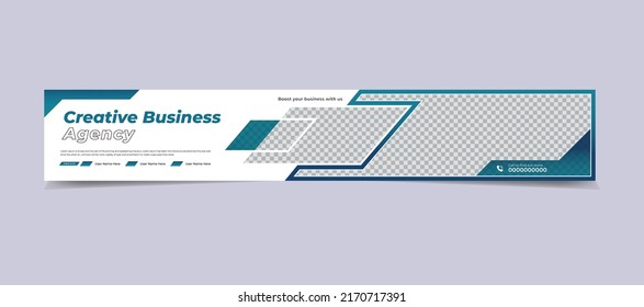 corporate Social media  profile cover header template,