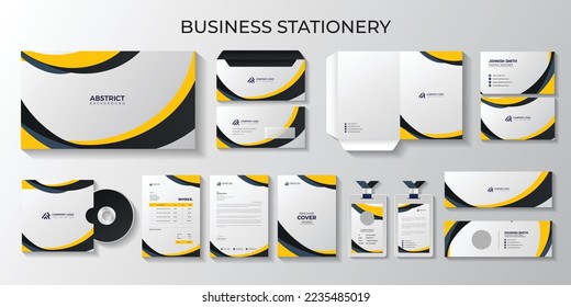 Corporate stationary template, Corporate stationary, id card, business card, branding, envelope cover, invoice, business stationery printing, business stationery design, best business stationery