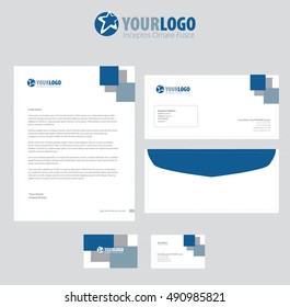 corporate stationery template design