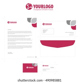 corporate stationery template design