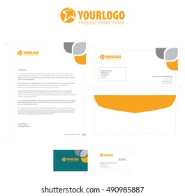 corporate stationery template design