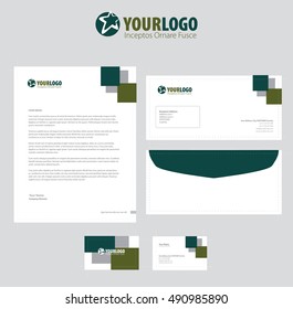 corporate stationery template design
