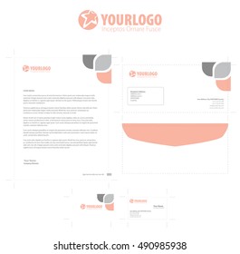 corporate stationery template design