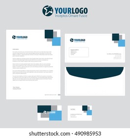 corporate stationery template design